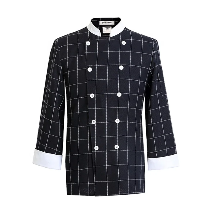 
China Manufacturer Restaurant Kitchen Cookwear Chef Cook Uniform Chef Jacket Coat 