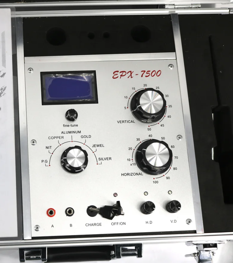 EPX-7500 Underground Metal Detector Long Range EPX7500 Gold Silver Copper Hunter Detecting Depth 5-50m Detecting Range 1000m