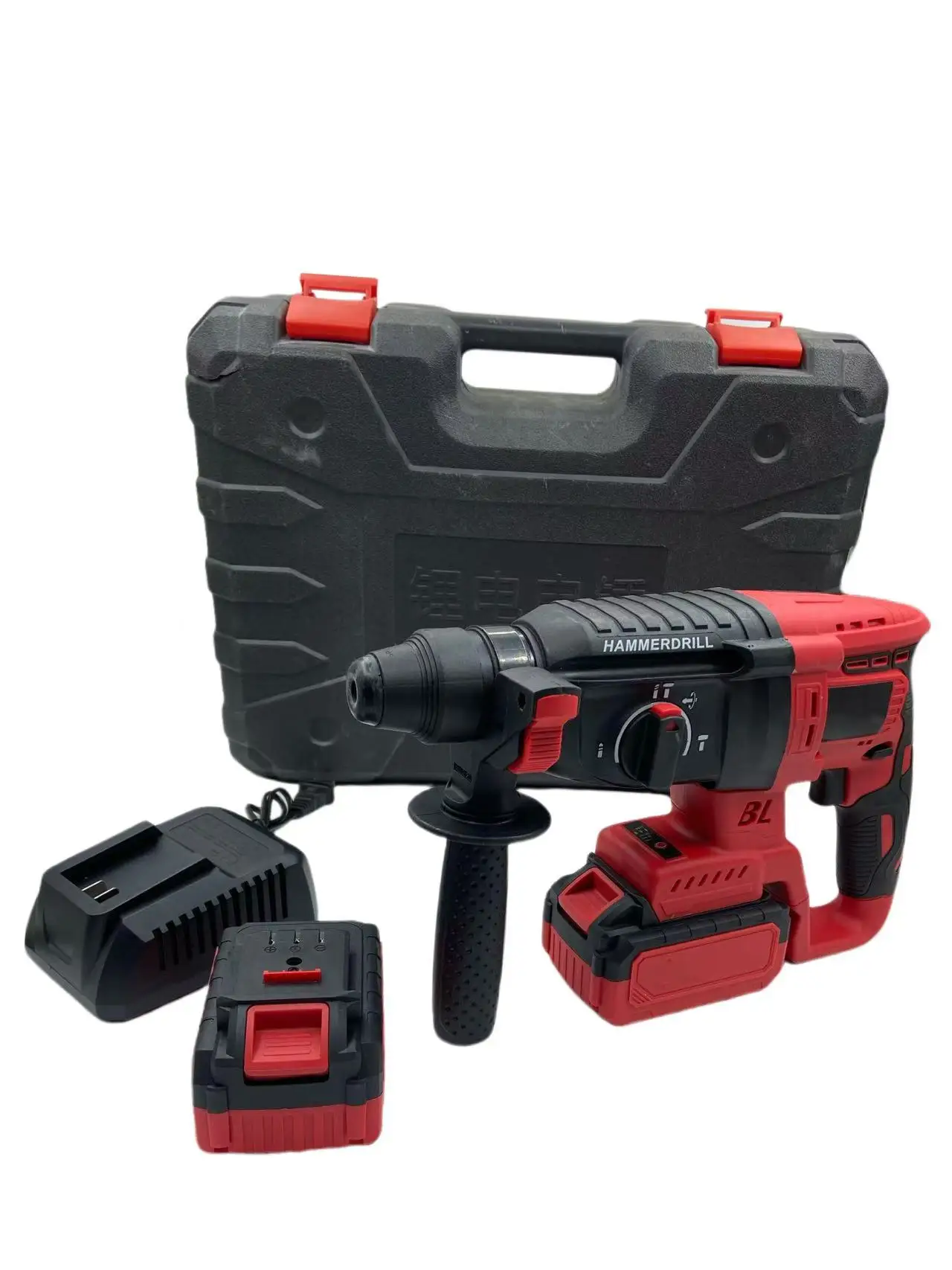 High-power rechargeable 3-in-1 electric hammer cordless hammer drill multi-functional cordless electric hammer