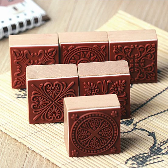 Wooden Stamp Rubber Craft Stamp for Card Making and Diy Craft