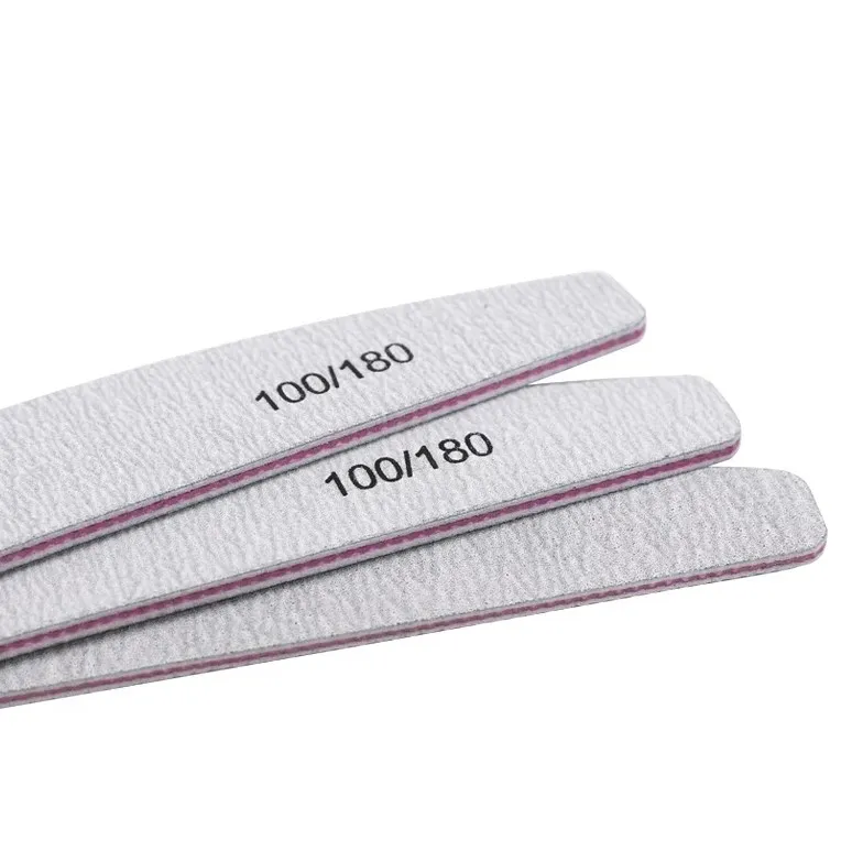 Professional Emery Board Manicure Pedicure Art Tools double sided nail file