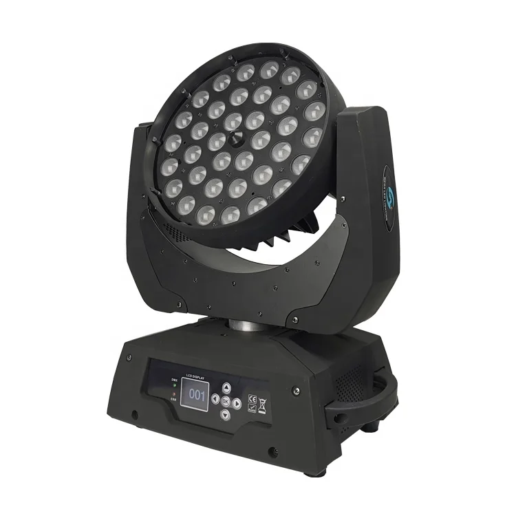 High quality stage dj 36 x 18 led moving head wash zoom