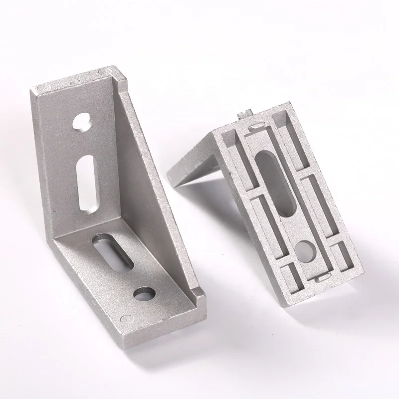 Aluminum L Shape Brace Corner Joint Right Angle Bracket