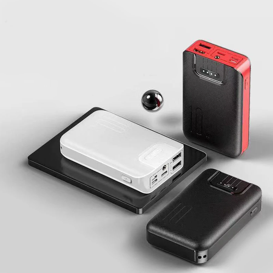 Мульти-входной цифровой дисплей зарядный банк 10000 мАч 10X большой MAC мобильный Power Bank индивидуальный логотип рекламный подарок