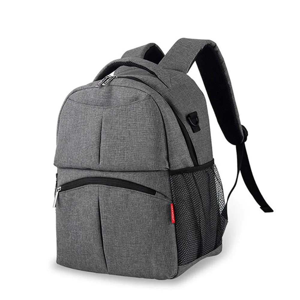
Melange color fashion mummy backpack multifunctional baby diaper bag for outdoor travel 