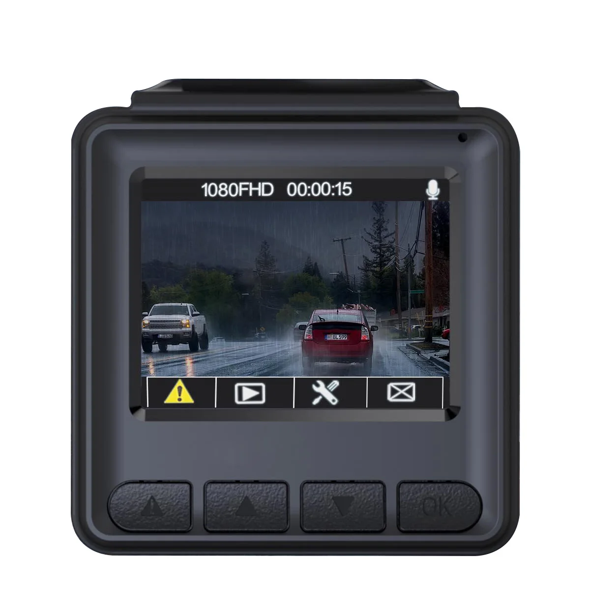 1080P Full HD AUKEY Mini Dash Cam Emergency Loop Recording Motion Detection Night Vision Dashcam Camera For