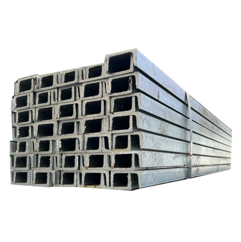 Galvanized Unistrut C Strut Channel 80mm Steel U Channel Profile for Forklift Mast ASTM Standard with Cutting Service