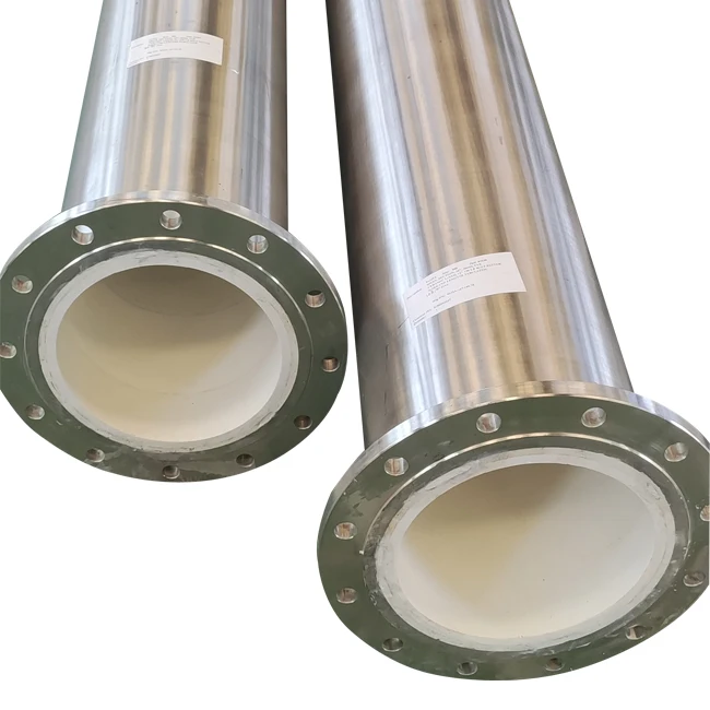 Hot Sale Ceramic Lined Pipe, 304SS Steel Pipe , Alumina Ceramic Tube