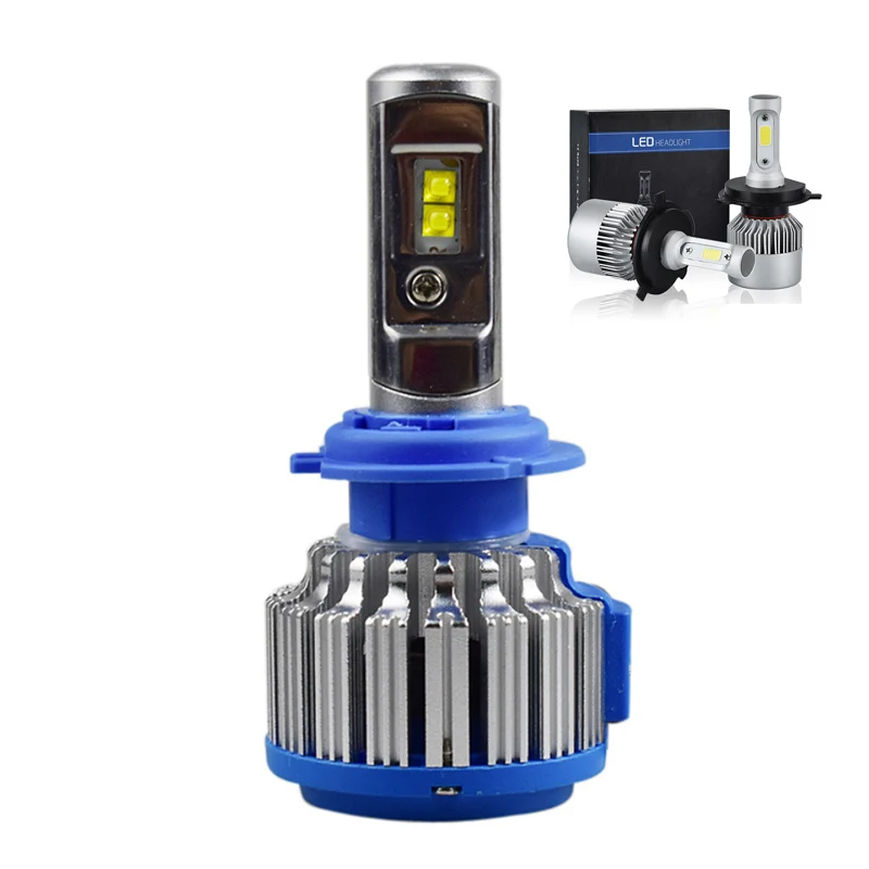 T1 led para auto auto headlights turbo LED H13 9005 9006 H8 H11 LED headlight h4 Luces led