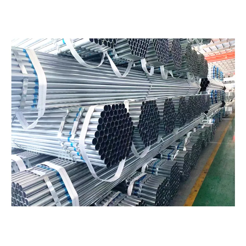 China Manufacturer ERW Welded Steel Pipe Gi Iron Pipe Tube Galvanized Steel Pipe For Construction