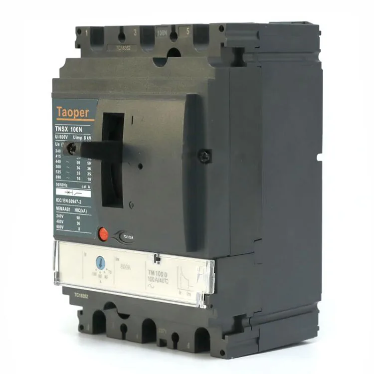 High quality Merlin Gerin 3P 63A 80A 100A MCCB Breaker
