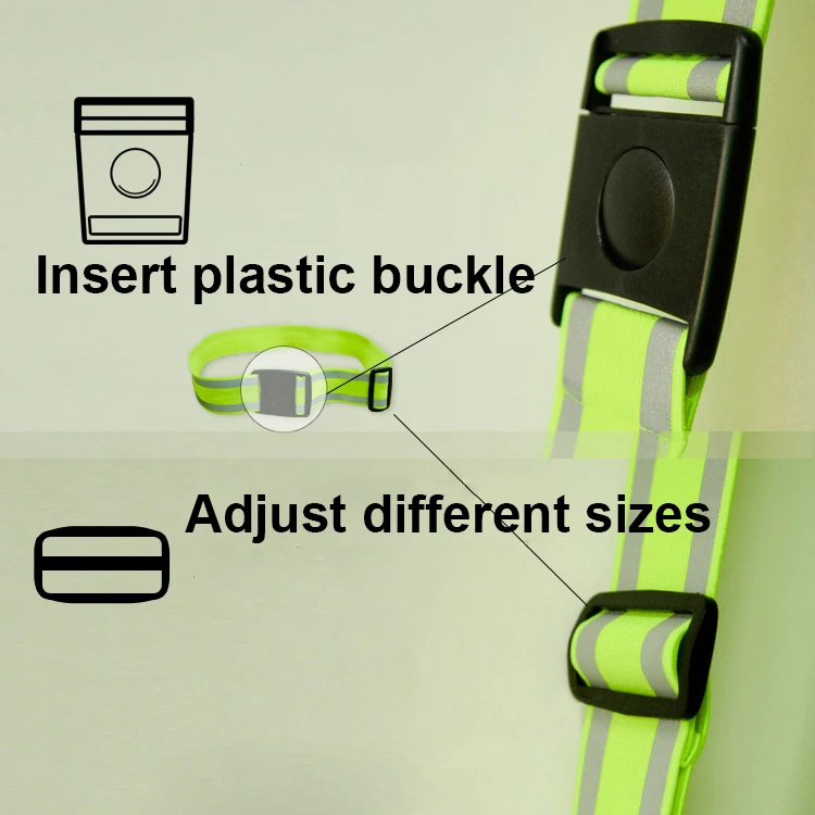 ZUJA Custom Safety Reflective Waist Belt For Motorcycle Cycling