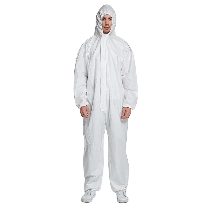 SJ Fabric Passed AAMI Level 4 Protection Clothing High Quality Overall PPE Suit Full Body Protective Disposable Coveralls