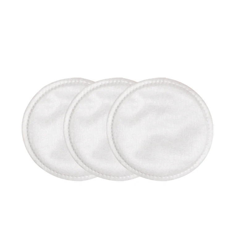 Disposable round  cotton pads face cleaning makeup remover cotton pad