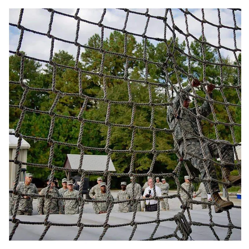 2021 Hot selling factory price UV stabilized obstacle playground knotless rope climbing net for wholesale