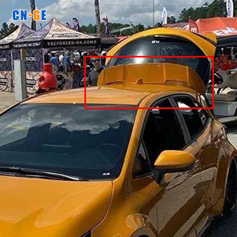 Задний спойлер из АБС-пластика для автомобиля Toyota Corolla Auris 5D хэтчбек 2018-2022 на крышу багажника аксессуары