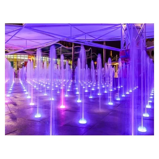 Fashion works Outdoor Interactive Water Dancing Dry Floor Deck Music Fountain for Plaza Mall