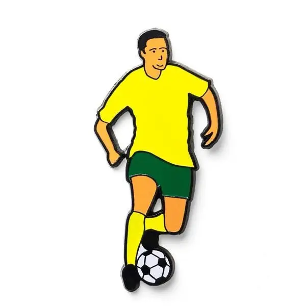 
Custom metal football club Sports team lapel pin 