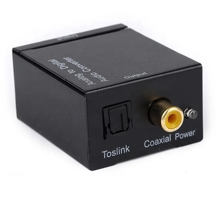 Digital To Analog Audio Converter Adapter Quality Mini Optical Fiber Coaxial Rca 3.5mm