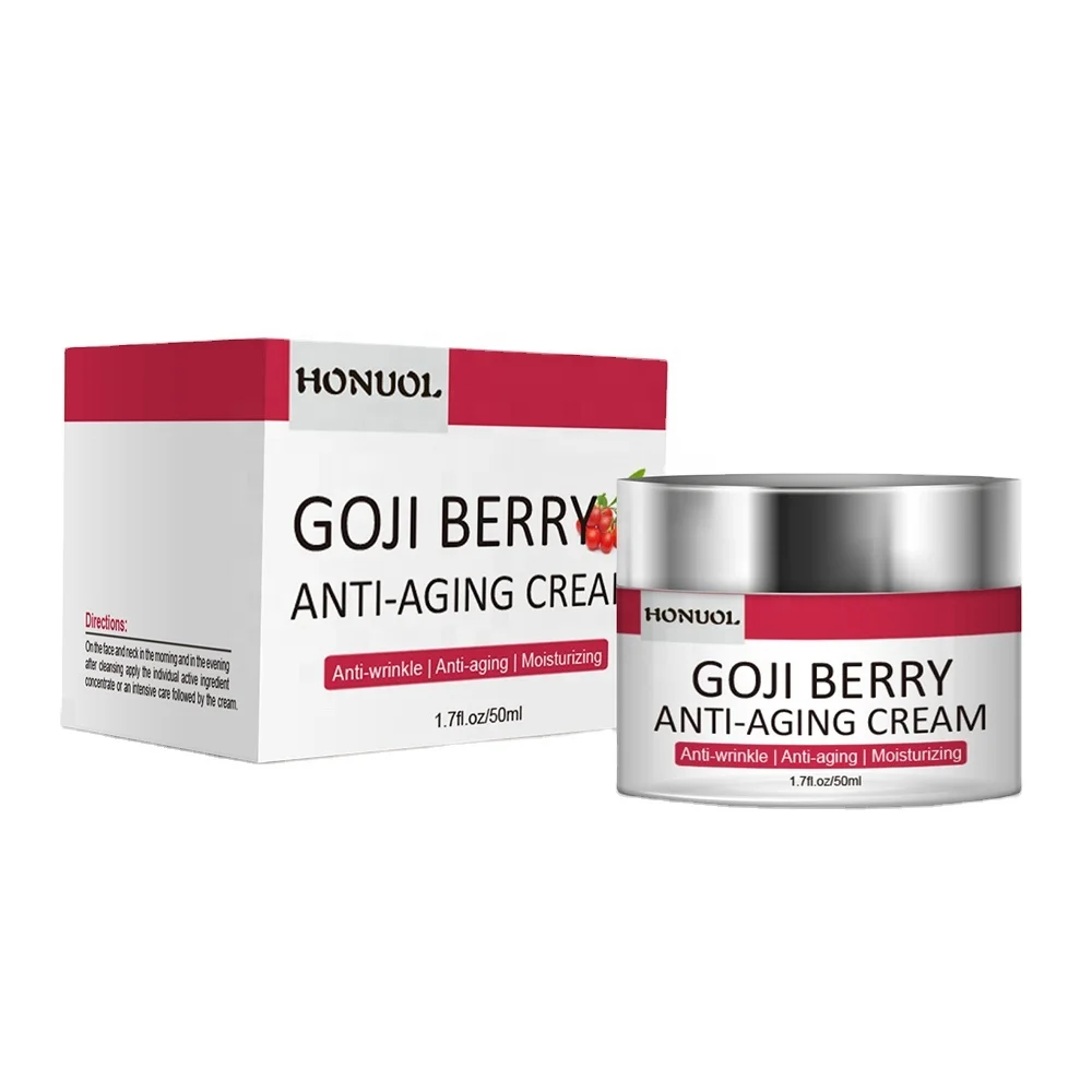 Частная этикетка 50 мл ягоды годжи крем против морщин, против старения, крем для лица для женщин | По уходу за кожей производитель | ЕС регулирования соответствия