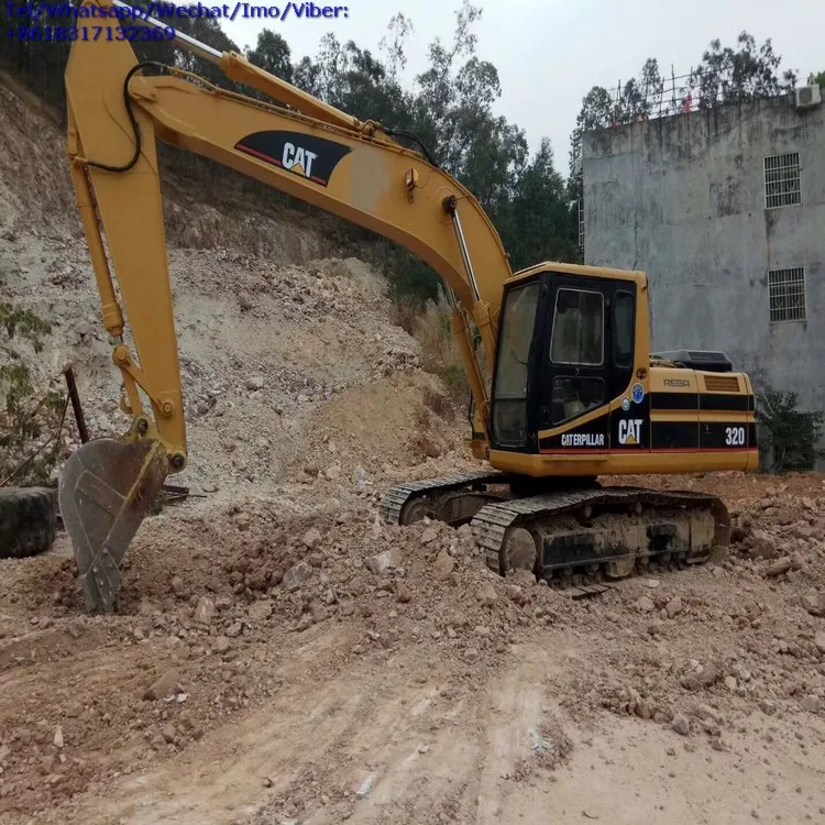 Высококачественный б/у гидравлический экскаватор Cat 320B 320C 20 тонн сделано в Японии гусеничный 320