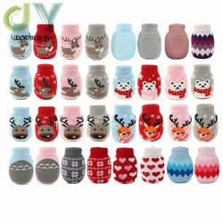 Custom Hot Water Bottle with Knit Cover 320ml Rubber Water Bags Hot and Cold Therapy Water Warmer