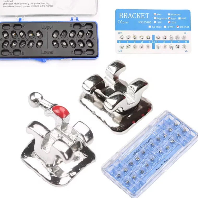 + Кронштейны Guber Ortodoncia MIM 0 022 018 Ортодонтические кронштейны медицинские товары мини ротические брекеты