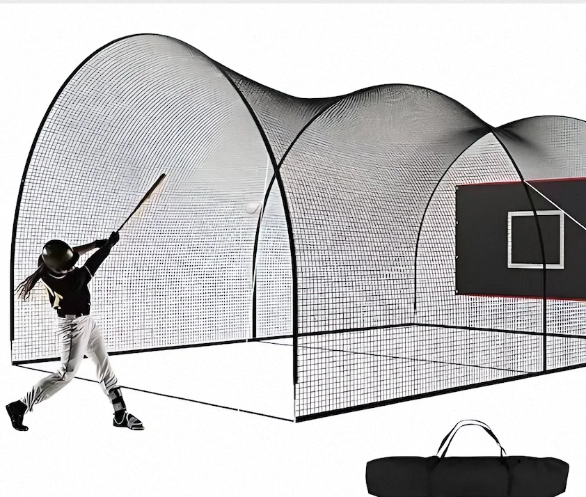 High Quality 30*10*8FT Portable Adjustable Baseball and Softball Hitting Cage Waterproof and Sturdy Field Equipment