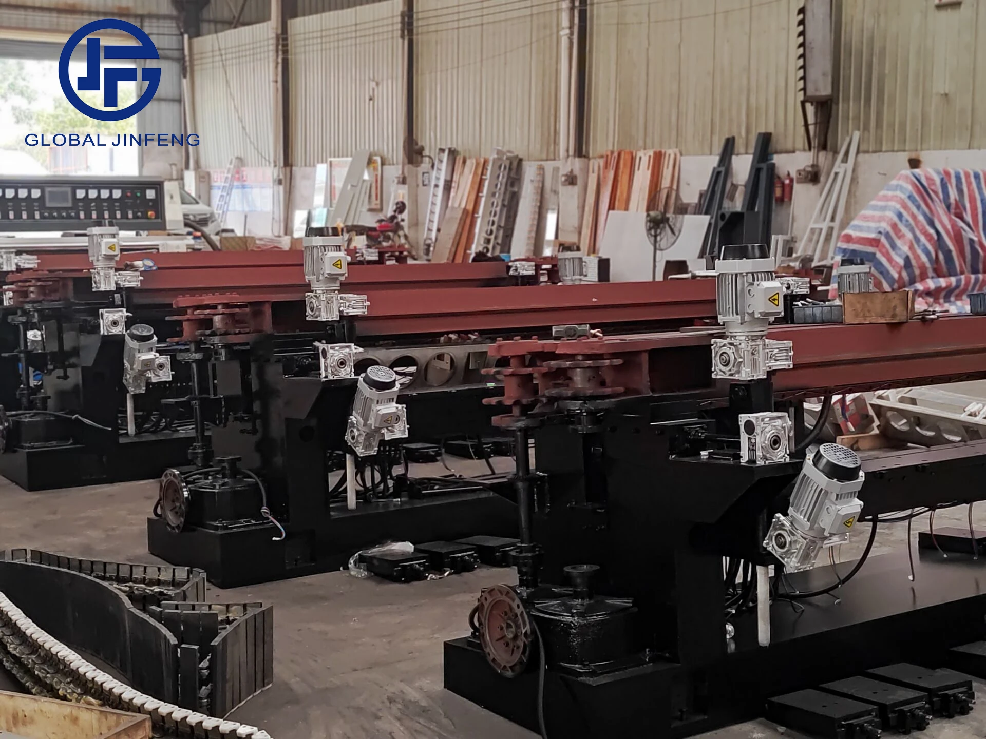 JFE 261 Glass Edge Beveling Machine CE Straight Line Beveling Mirror Edge Polishing Machine with PLC control