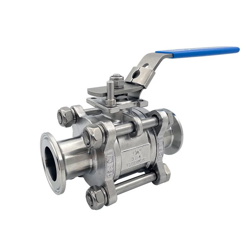 Stainless steel 2PCS female thread gas oil water ball valve