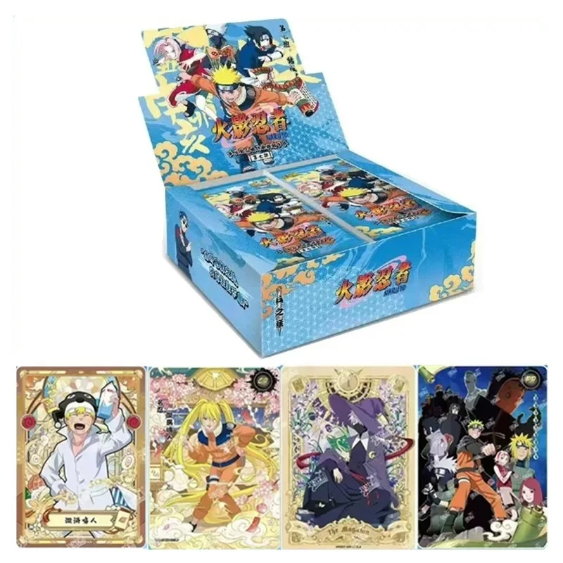 2024 KAYOU Narutes Trading Cards T2W7 Soldier Chapter Box Added CR SP Ninja World Collection Cards Toy For Children Gifts
