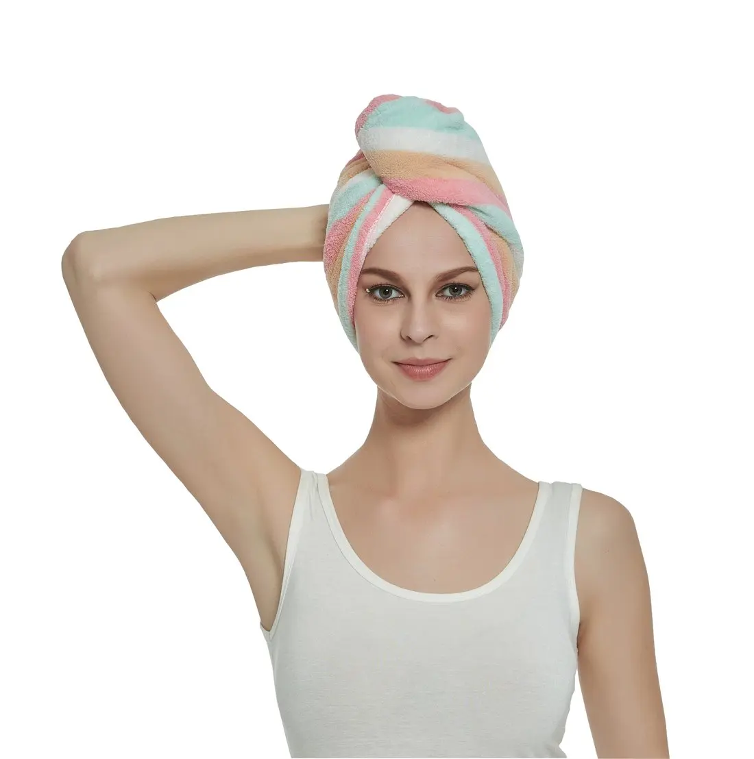 Hot Selling Microfiber Hair Dryer Cap Towel Quick Dry Magic Hair Cap Towel for Wholesale
