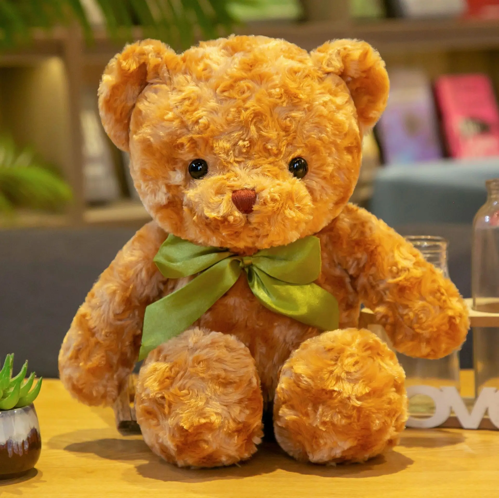 Wholesales Creative Teddy Bear Rag Dolls New Silk Scarf Bow Tie Lovely Hugs Bear Stuffed Plush Toys for girls gift