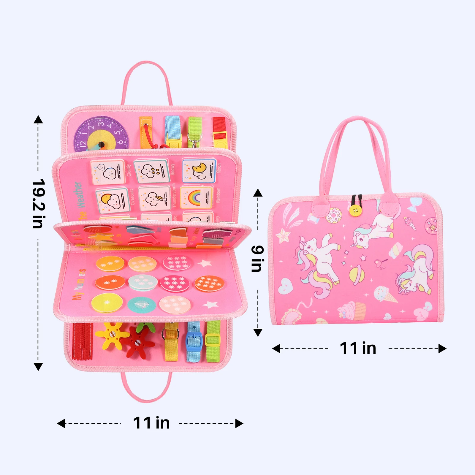 Hot sale Montessori Educational Learning Toy Busy Board Quiet Story Book for Toddlers Baby Kid Children with Custom design