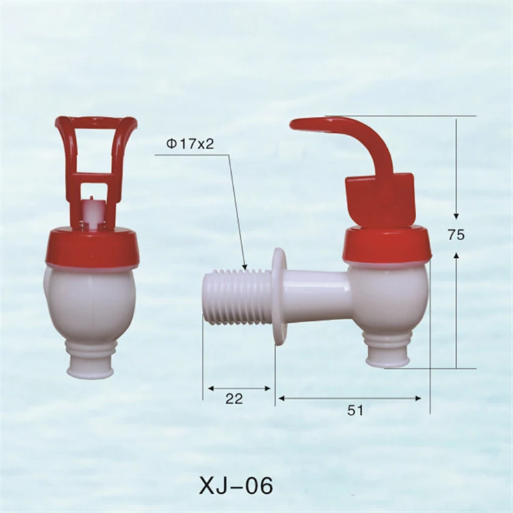 Factory direct plastic faucet faucet wine bottle wine barrel wine jar juice glass drink XJ-06 filter