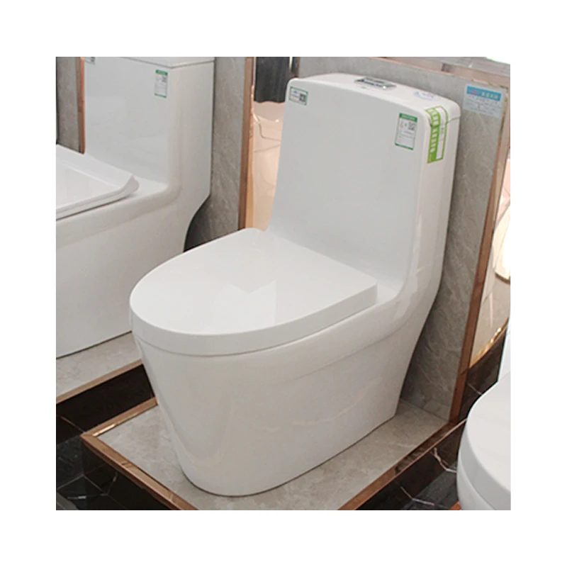 
New Arrival Flush Toilet Dual Button Siphon Vortex Toilets With Slow Close Toilet Seat 