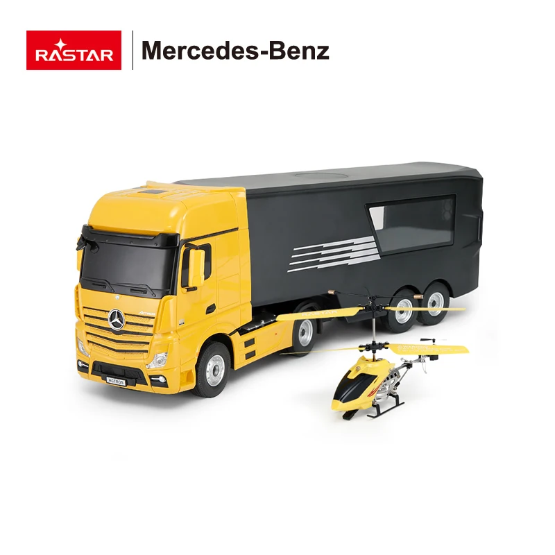 2021 new Rastar Mercedes-Benz Rc Container Truck  rc truck trailer for boy engineering remote control car construction toy car