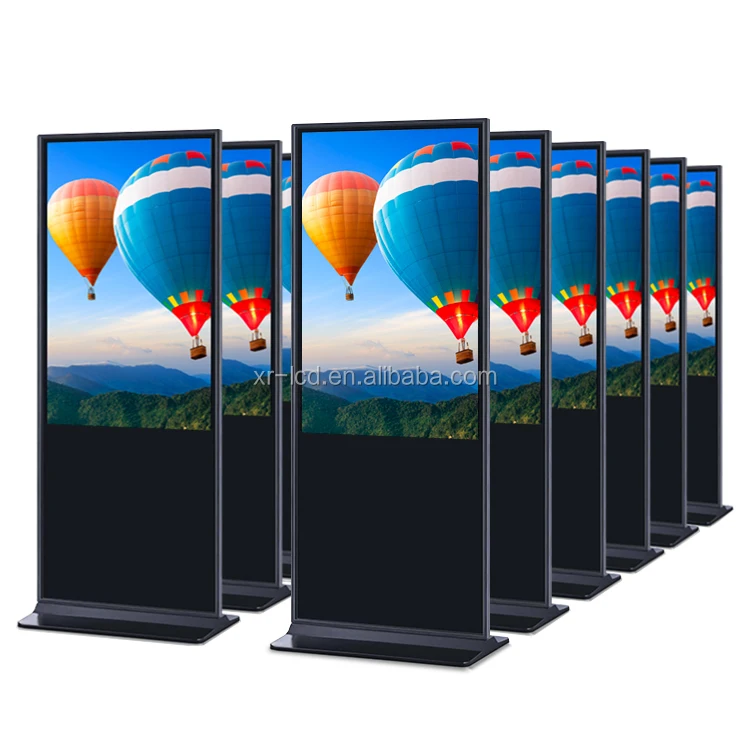 Долгое время сенсорный полу автономный 55 дюймов рекламы Lcd киоск Signage цифров дисплея экран