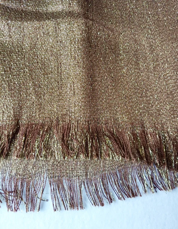 Stocks lady hot popular design Dubai style jacquard rayon shiny lurex gold shimmer scarf viscose hijabs