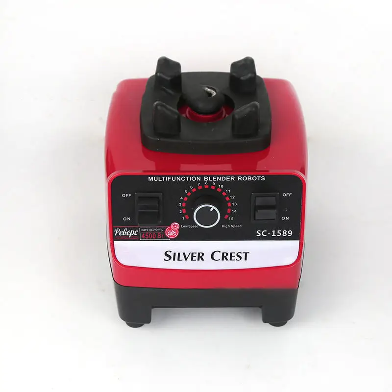 Commercial Use Fruit Juicer Double Two Cup 4500w Silver Crest Blender 2L Simple Operation Food Smoothie and Juicers