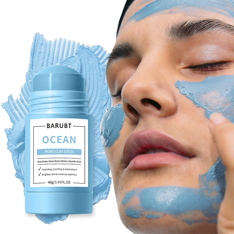 Private Label Oem Dead Sea Mud Tumeric Clay Mask Green Tea Blackhead Remover Mask Stick