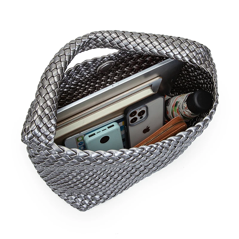 Wholesale Customization Handmade Braided Bags Neoprene Handbag High Quality Shoulder bag Woven Tote Bag