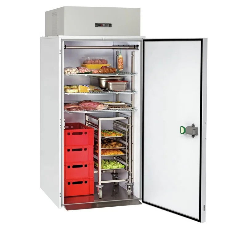 Commercial Kitchen Catering Refrigeration Equipment Stainless Steel Reach In Refrigerator Freezer Chiller