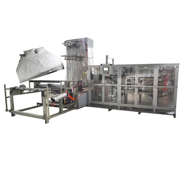 Automatic Disposable Nonwoven Fabric Tablecloth Bed Sheet rolls making  Machine