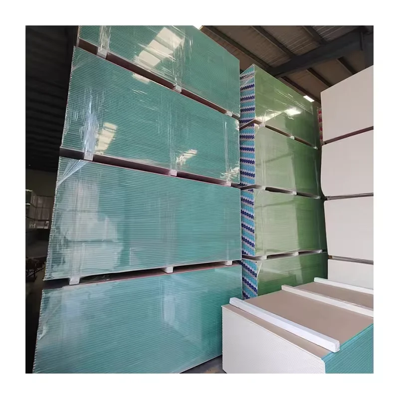 1220*2440MM Gypsum Board Suspended Vinyl Covered Aluminum Foil Decorative Drywall Plaster Gypsum Ceiling Board 12mm