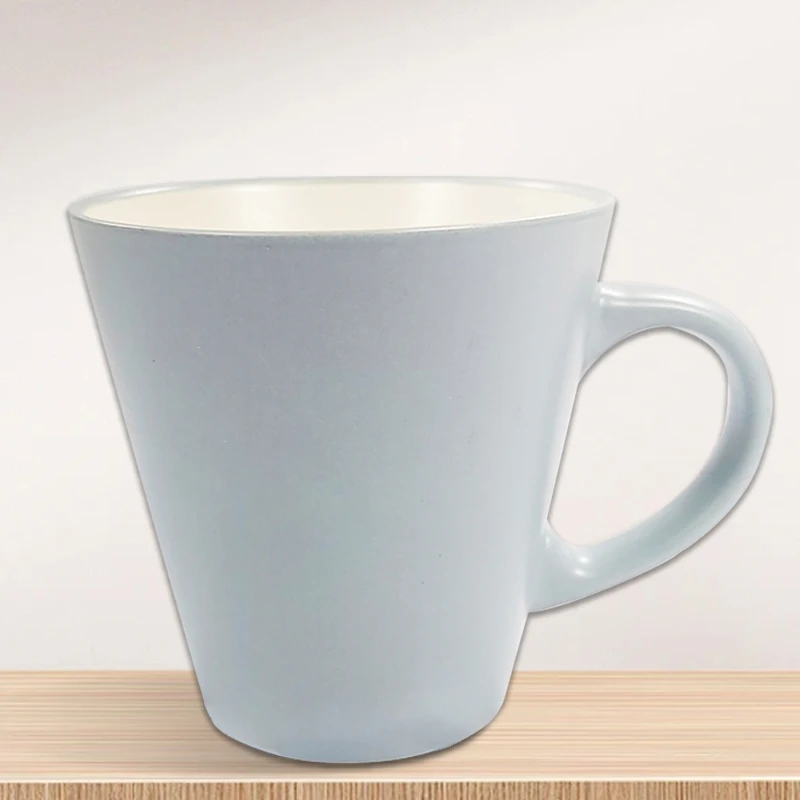 Modernqiu Custom 13 OZ/370ml Eco-friendly Minimalist Design Ceramic Mug with Handle for Photo Sublimation Giveaways Wholesale