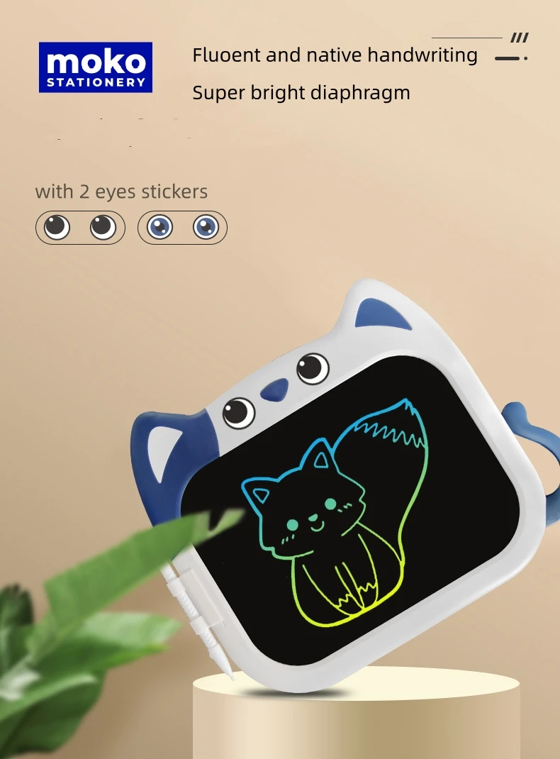 Портативный Кот мультфильм ЖК-экран писать ЖК-планшет ультратонкая доска 10 дюймов детский
