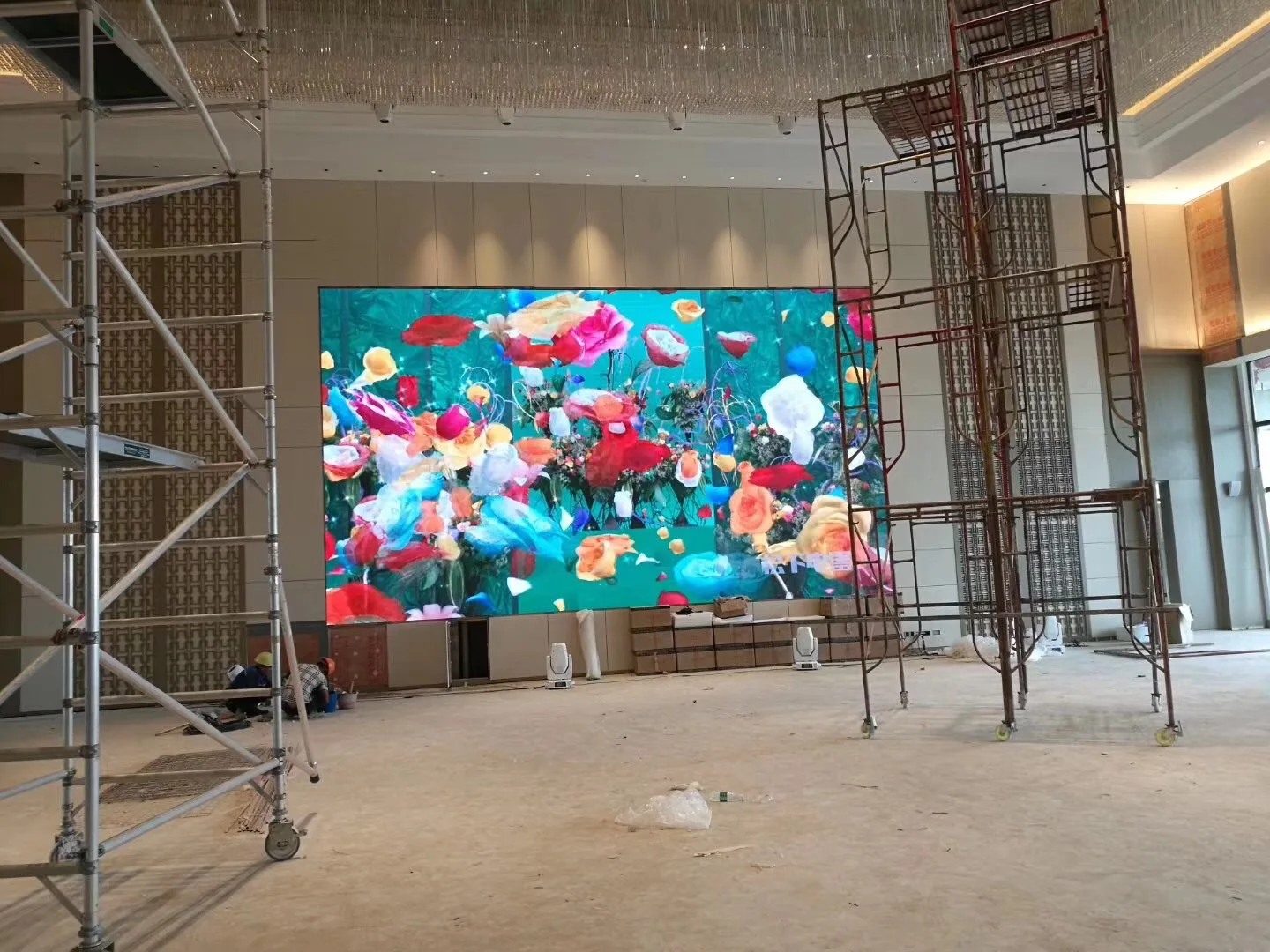 P2 P2.5 P3 P45 P5 Indoor fixed installation led panel Front Service Indoor Led Screen Led indoor Led Display Screen