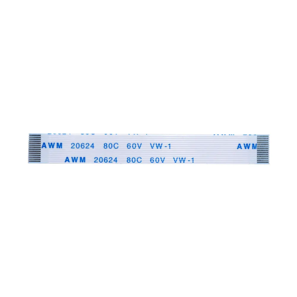 14P Line length 6CM-40CM 10CM 15CM 20CM 25CM Flat Flexible Cable FFC FPC LCD Cable AWM 20624 80C 60V VW-1 Pitch 0.5 1.0MM