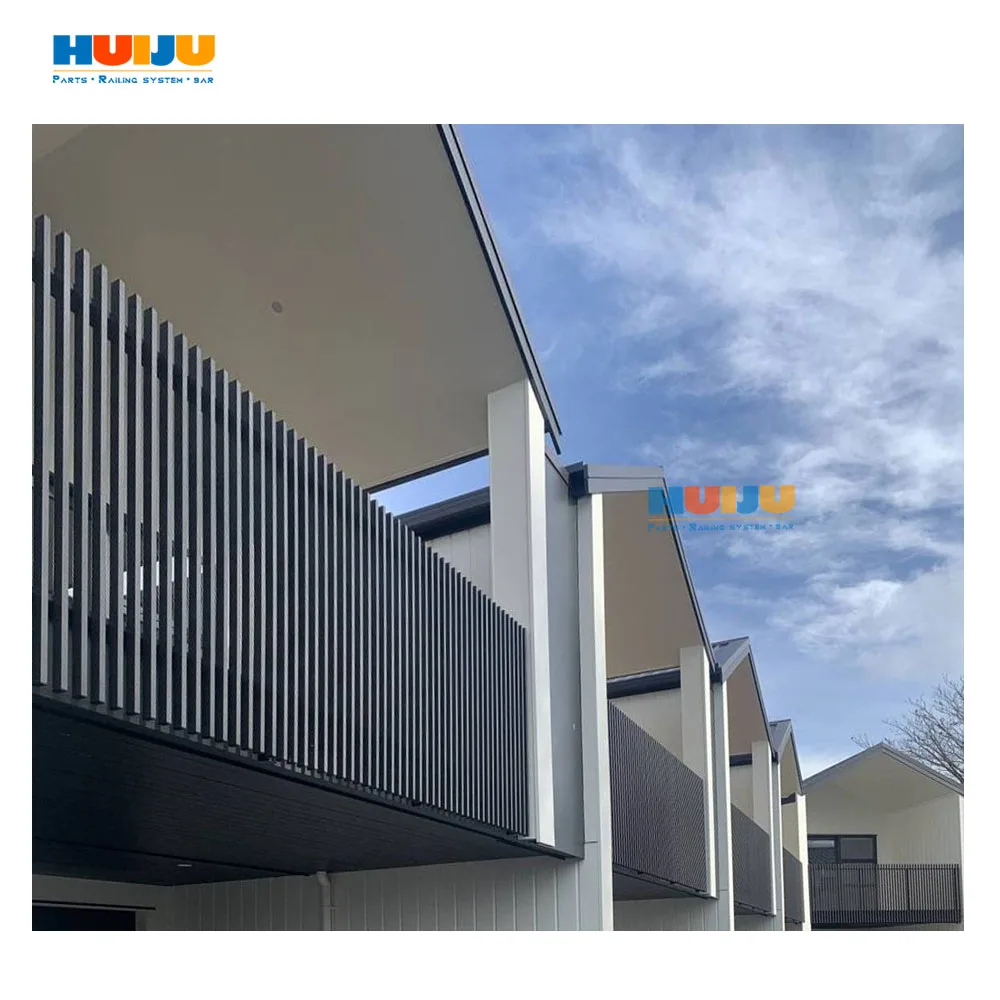 HJ Custom Modern Lightweight Outdoor Metal Garden Fence Aluminum Fence Laser Cutting